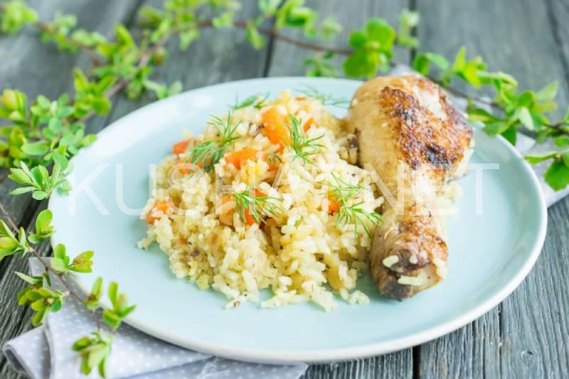 10_курица с рисом и овощами в духовке