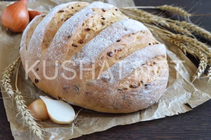 Печем домашний луковый хлеб: всегда пышный, но с хрустящей корочкой