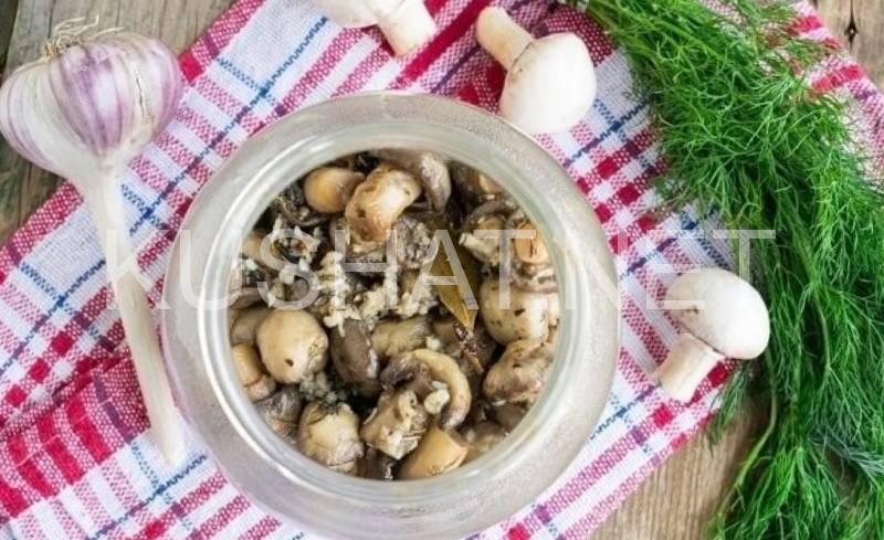6_быстрые маринованные шампиньоны