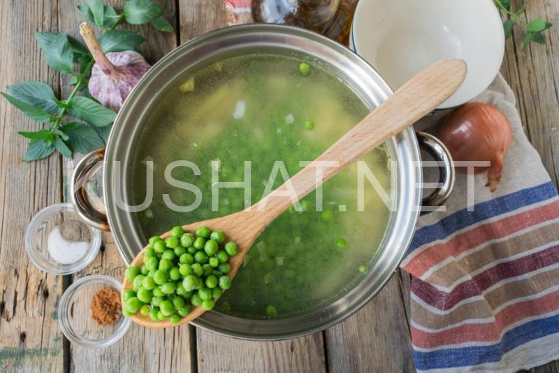 6_крем-суп из зеленого горошка