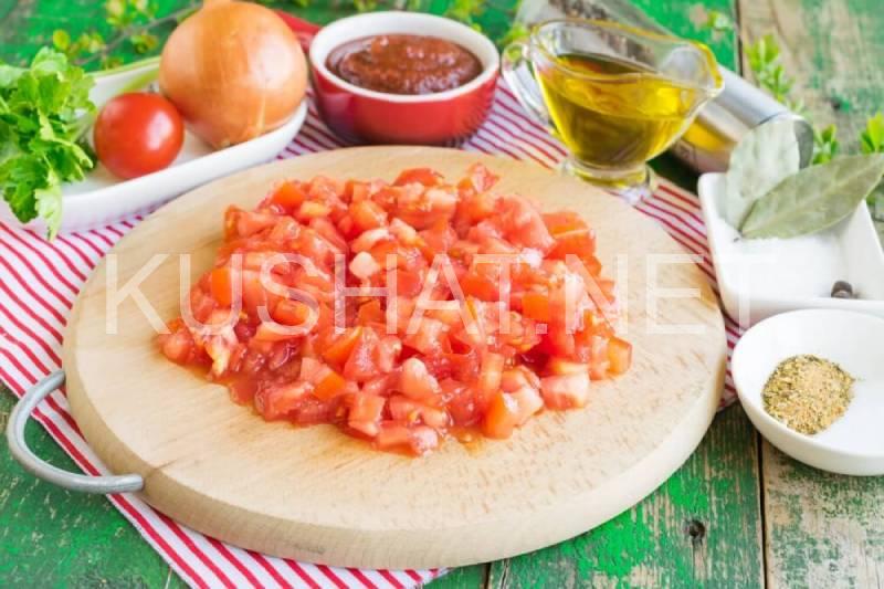 3_скумбрия в томатном соусе на сковороде
