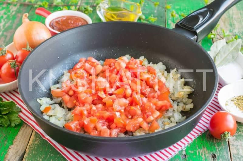 4_скумбрия в томатном соусе на сковороде