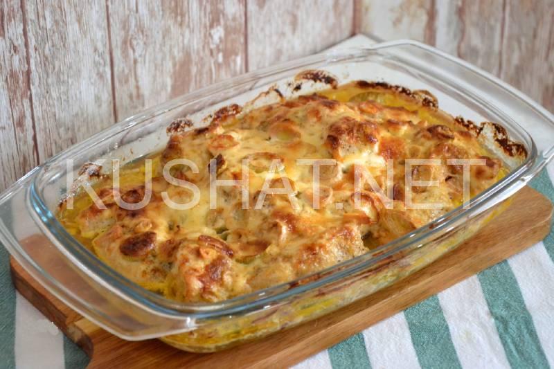 6Куриные грудки с майонезом и сыром в духовке