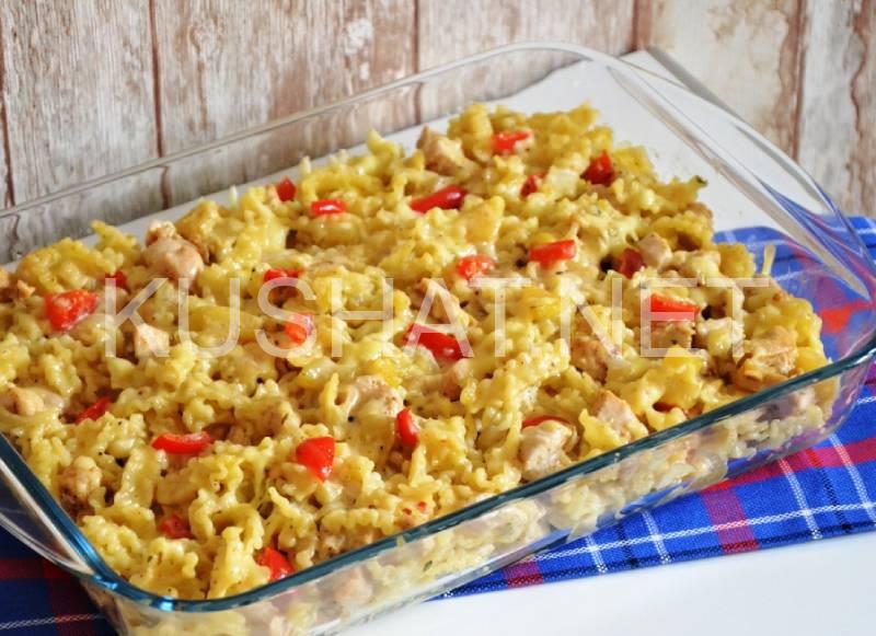5_запеканка из макарон с курицей и кабачками