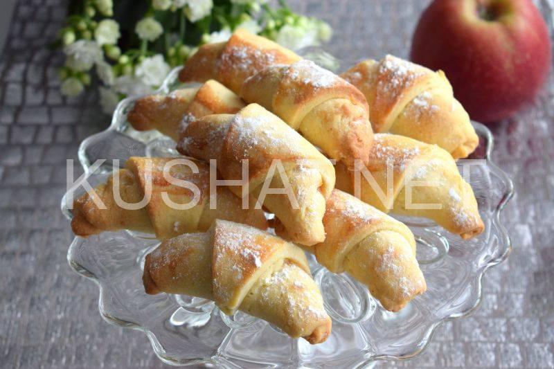 1_рогалики с яблоками из песочного теста