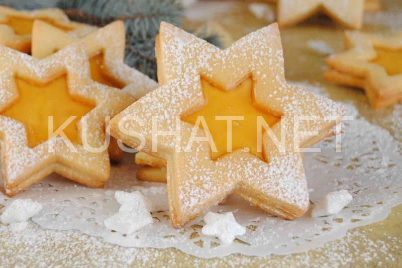 1_рождественское печенье звезды