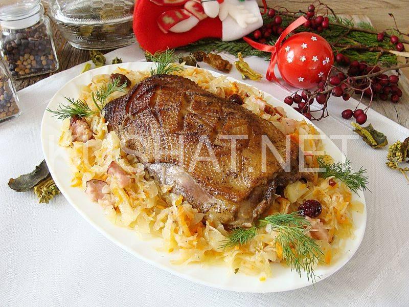 6_утка с капустой в духовке