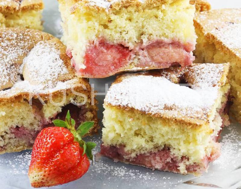 3_шарлотка с клубникой