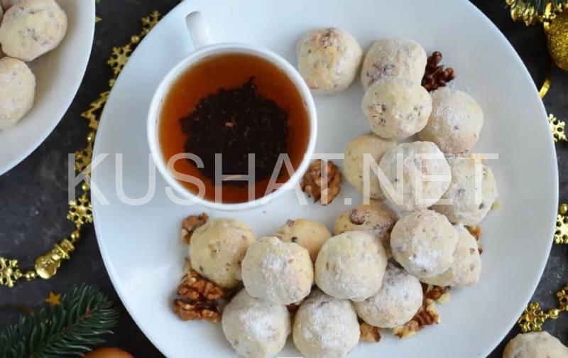 12_песочное печенье снежки