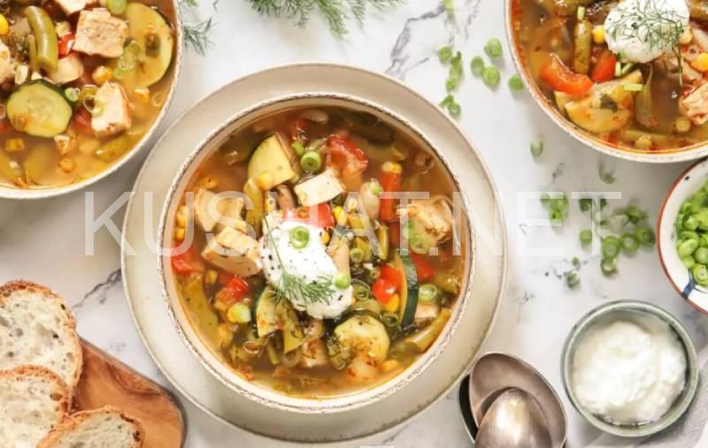 7_куриный овощной суп