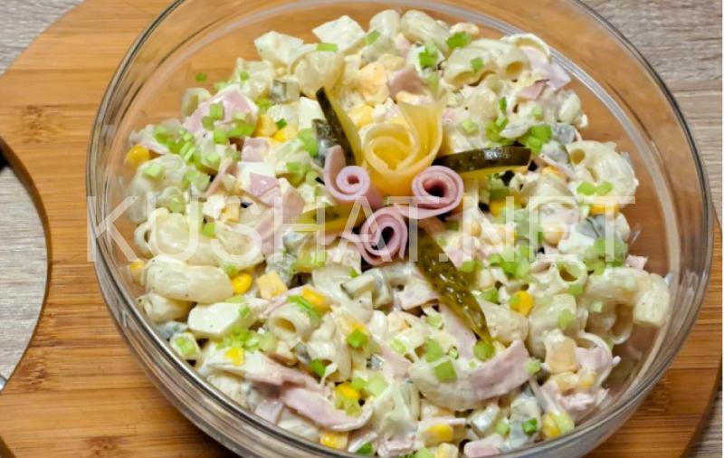 3_салат с макаронами и колбасой