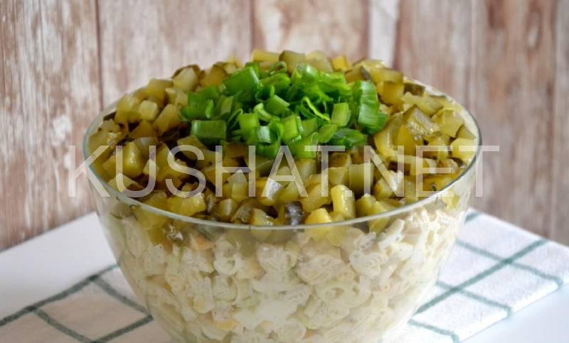 5_салат из макарон с кукурузой, огурцом и яйцами