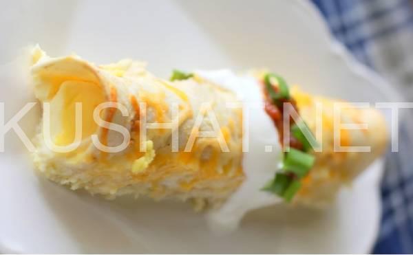 3_трубочки из лаваша с ветчиной и сыром в духовке