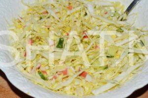 8_салат с капустой, крабовыми палочками и яйцами