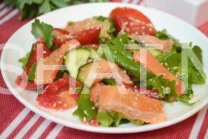 11_салат с семгой и рукколой