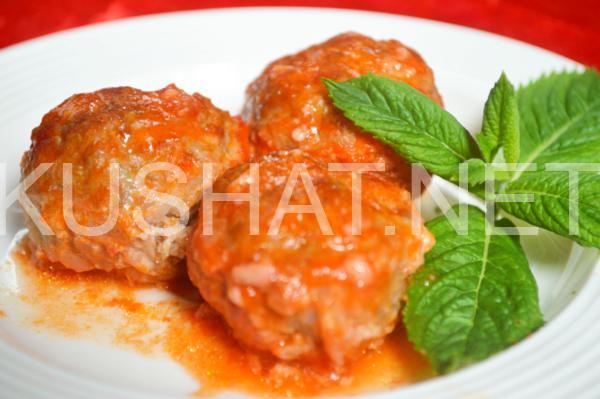 8_ежики из фарша с рисом в духовке