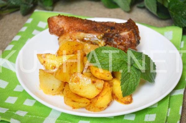 13_куриные спинки с картошкой в духовке