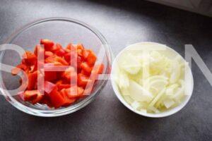 1_лечо с баклажанами, перцем и мангольдом