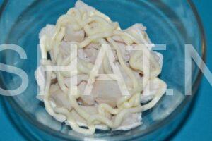 6_слоеный салат с курицей и корейской морковью