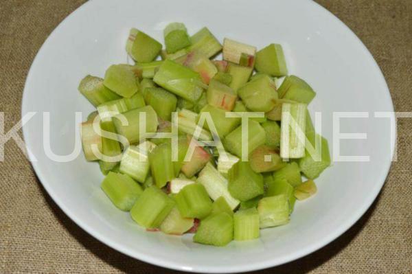 бисквитный пирог с ревенем 10_бисквитный пирог с ревенем