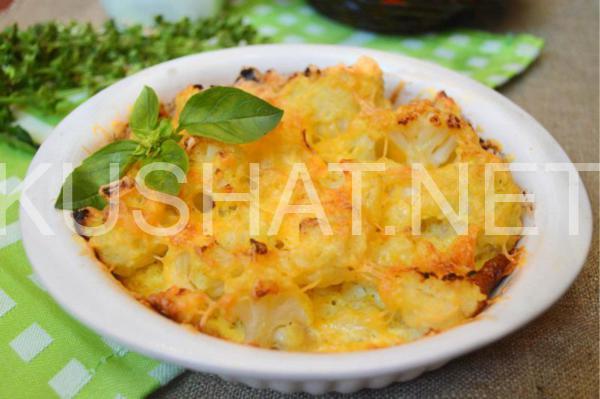 цветная капуста, запеченная с сыром в духовке 10_цветная капуста, запеченная с сыром в духовке