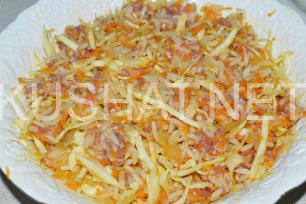 ленивые голубцы с фаршем и рисом в духовке 10_ленивые голубцы с фаршем и рисом в духовке