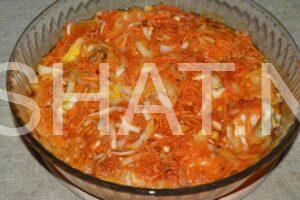 10_минтай в духовке с морковью и луком