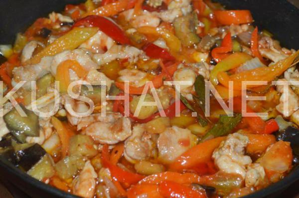 10_овощное рагу с курицей и баклажанами