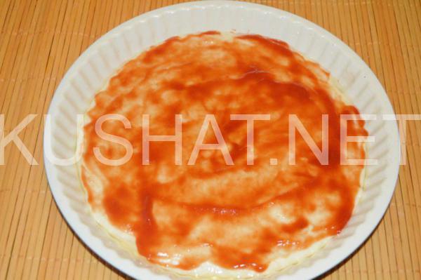 10_пицца на дрожжевом тесте с колбасой и кукурузой