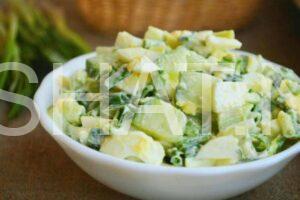 10_салат из черемши с яйцом и огурцом