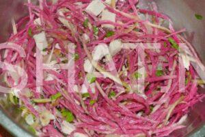 10_салат из редьки с мясом и луком Узбекистан