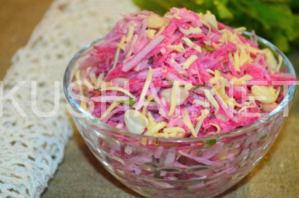 салат из редьки с сыром и орехами 10_салат из редьки с сыром и орехами