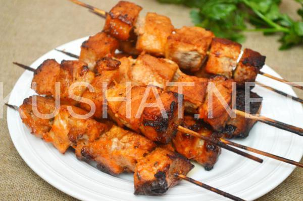 шашлык в духовке из свинины на шпажках 10_шашлык в духовке из свинины на шпажках