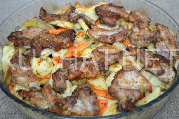 10_свинина с картошкой в духовке