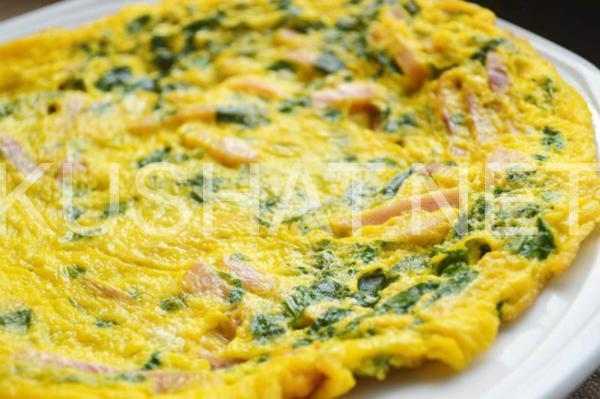 яичница с ветчиной и черемшой 10_яичница с ветчиной и черемшой