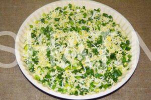 11_быстрый заливной пирог с зеленым луком и яйцом