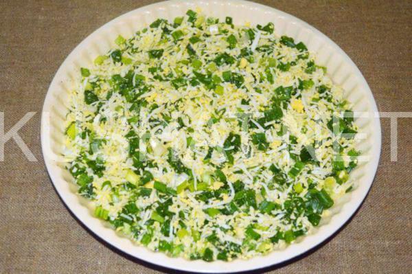 11_быстрый заливной пирог с зеленым луком и яйцом