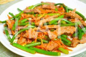 11_чесночные стрелки с мясом