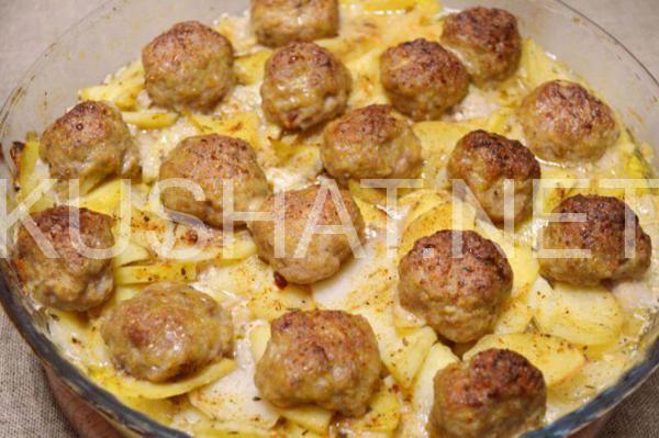 11_фрикадельки с картошкой в духовке