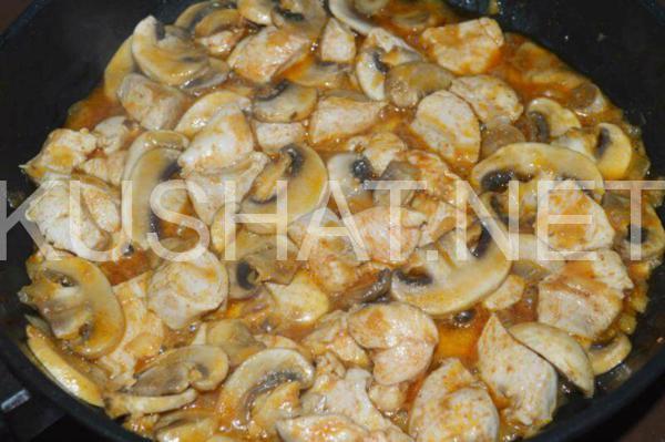 11_курица с грибами в сливочном соусе
