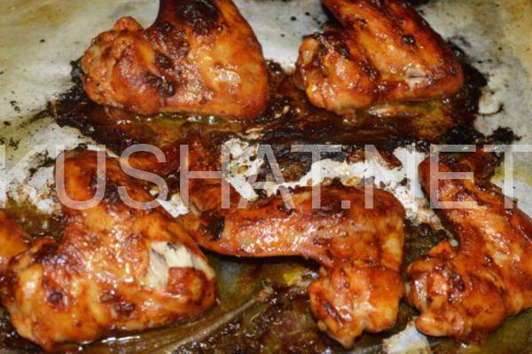 11_куриные крылышки в соевом соусе и кетчупе