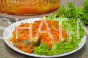 11_минтай в духовке с морковью и луком