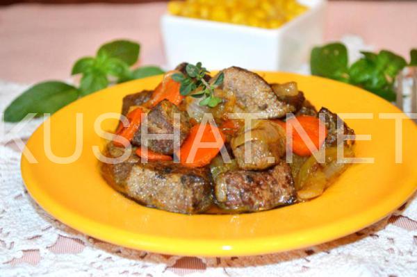 11_печень говяжья жареная с луком и морковью