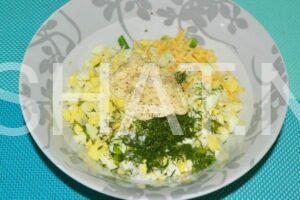 11_салат из стручковой фасоли с яйцом и сыром
