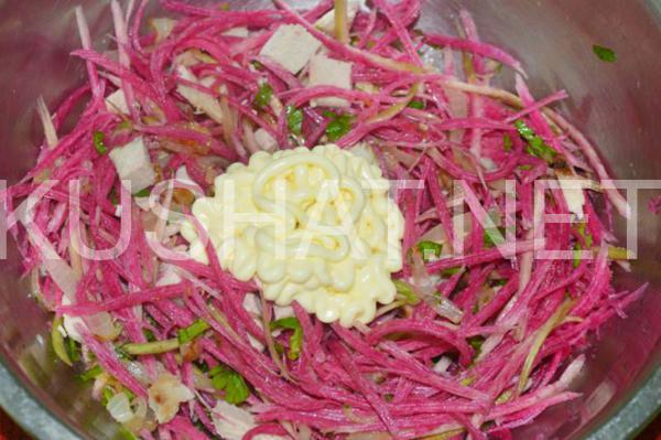 салат из редьки с мясом и луком Узбекистан 11_салат из редьки с мясом и луком Узбекистан