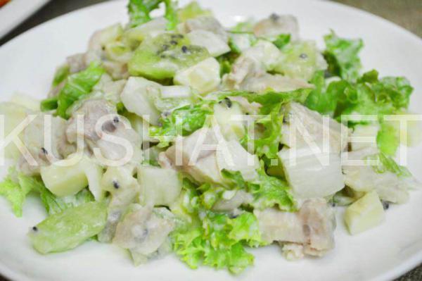 11_салат с киви, курицей и сыром