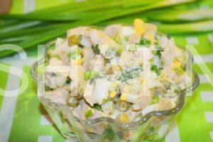 11_салат с маринованными шампиньонами и курицей