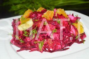 11_салат со свеклой, курицей и апельсинами