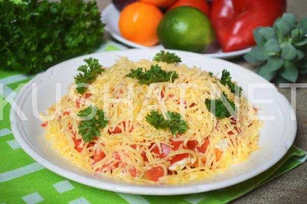 слоеный салат с корейской морковью и баклажанами 11_слоеный салат с корейской морковью и баклажанами