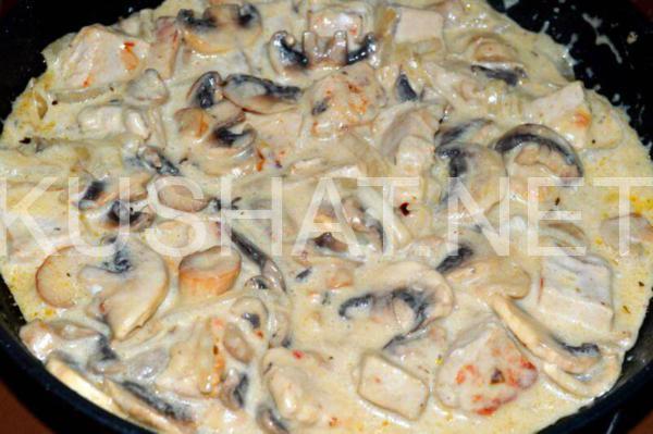 свинина с грибами в сметанном соусе 11_свинина с грибами в сметанном соусе